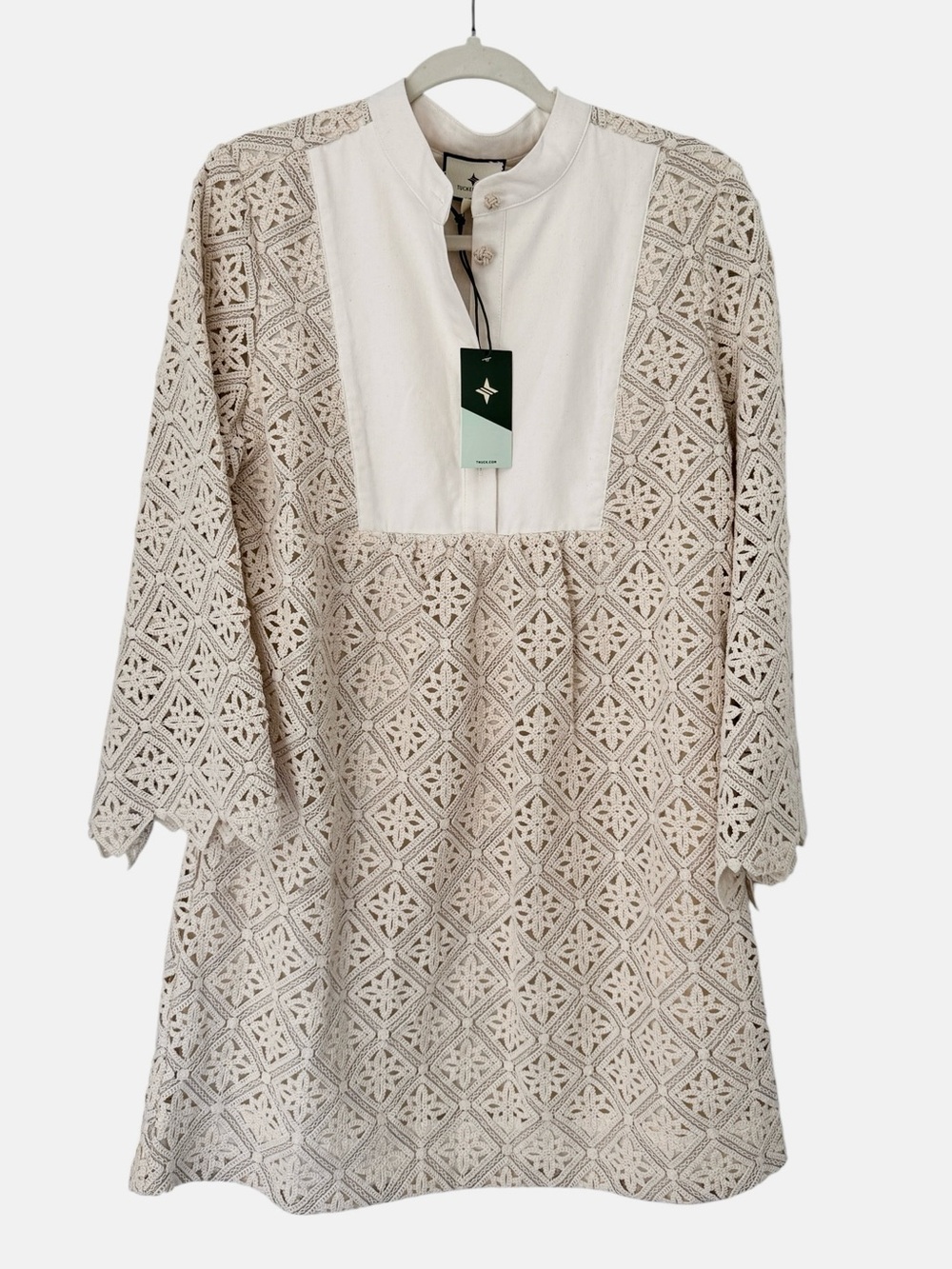 Tuckernuck Tan Diamond Lace Mini Calliope Dress Size Medium New with Tags
$198 - Picture 2 of 15